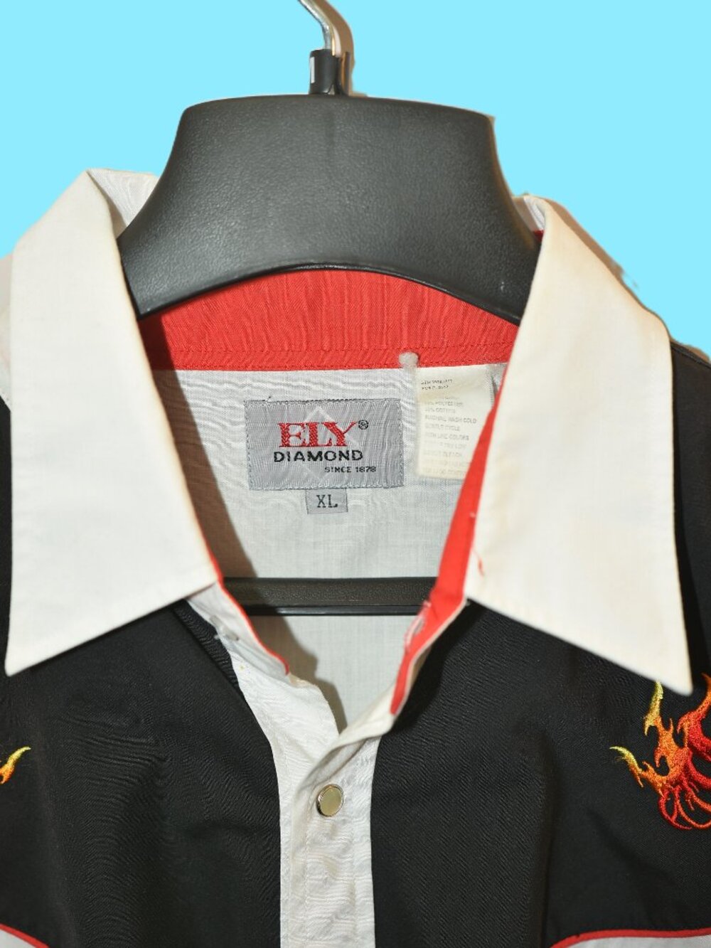 Men's Casual Wester Button Up Shirt Size XL. - Picture 2 of 8